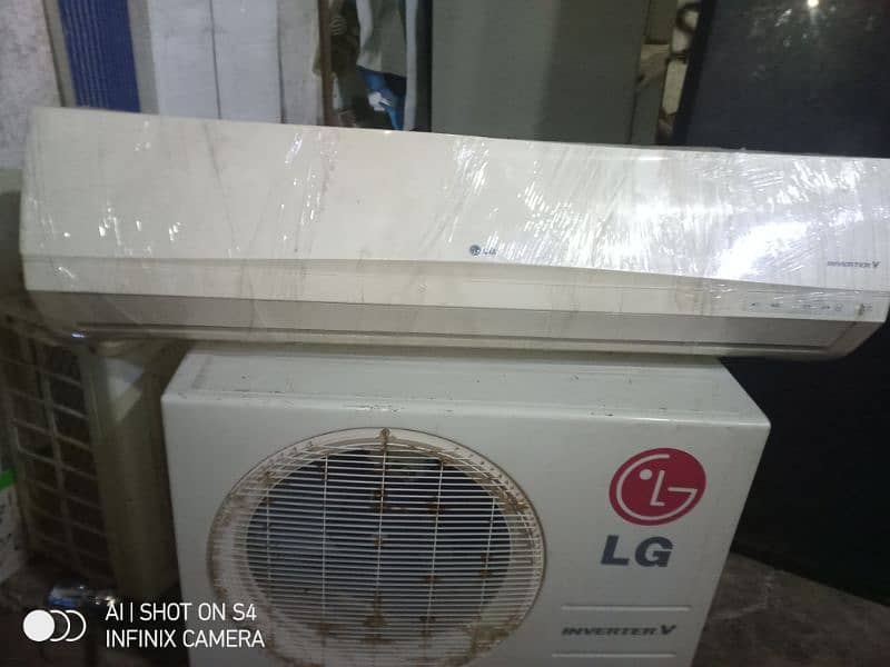 LG inverter V model ac gas lock hai 0