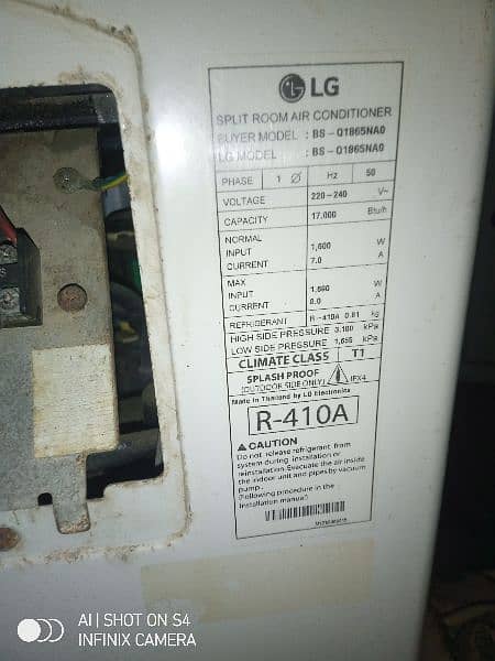 LG inverter V model ac gas lock hai 5