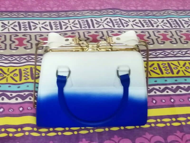 fancy bag with metal lock 0