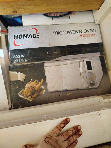 HOMAGE microwave oven 1