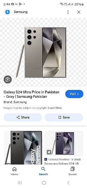 Samsung 24th ultra 512gb titanium clour for sale 2