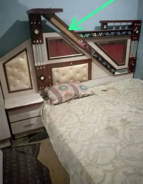 bedroom set with mattress plz add details check kre  whatsp03303532914 0