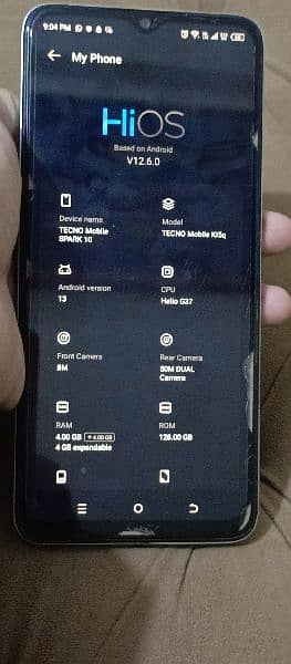 tecno spark 10 (urgent sale) 5