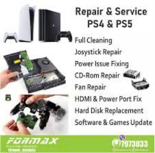 repairing of all types of consoles 0