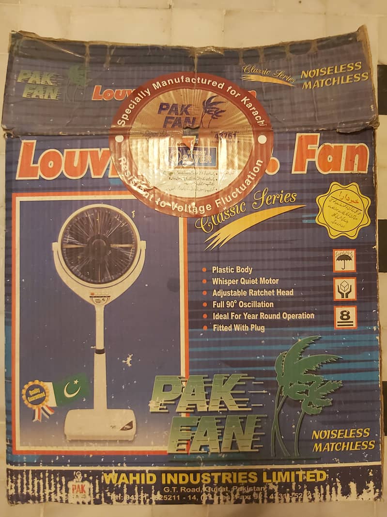 PAK FAN PEDESTAL  FOR SELL LIKE BRAND NEW. 1