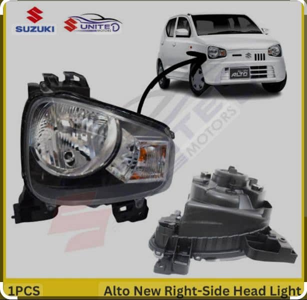 ALTO VXL RIGHT HEAD LIGHT GENUINE 0