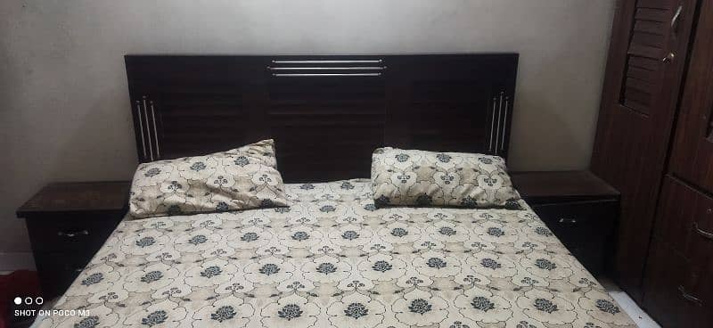 Complete Wooden Bed set 3