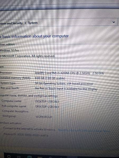 Lenovo Core i5 4th Generation New Laptop T440P 8 GB Ram 500GB Hard 7