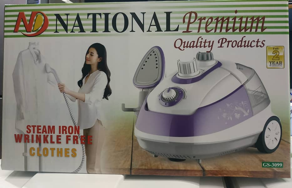National Stand Garment Steamer - 2.7L Tank Capacity - 2 Years Warranty 4