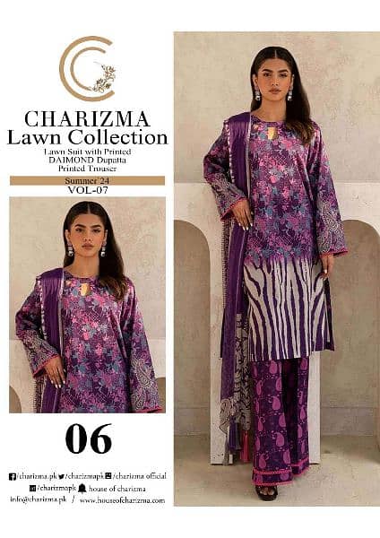 charizma lawncollection 6suits set free home delivery03027683270 2