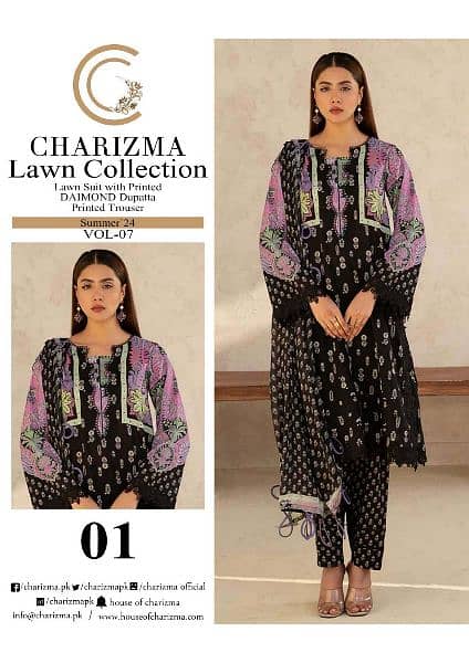charizma lawncollection 6suits set free home delivery03027683270 5