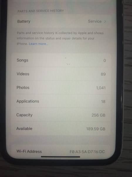 iPhone 11 256GB non pta 8