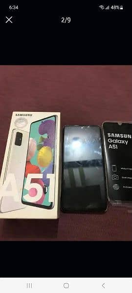 samsung A51 6/128 with box 7