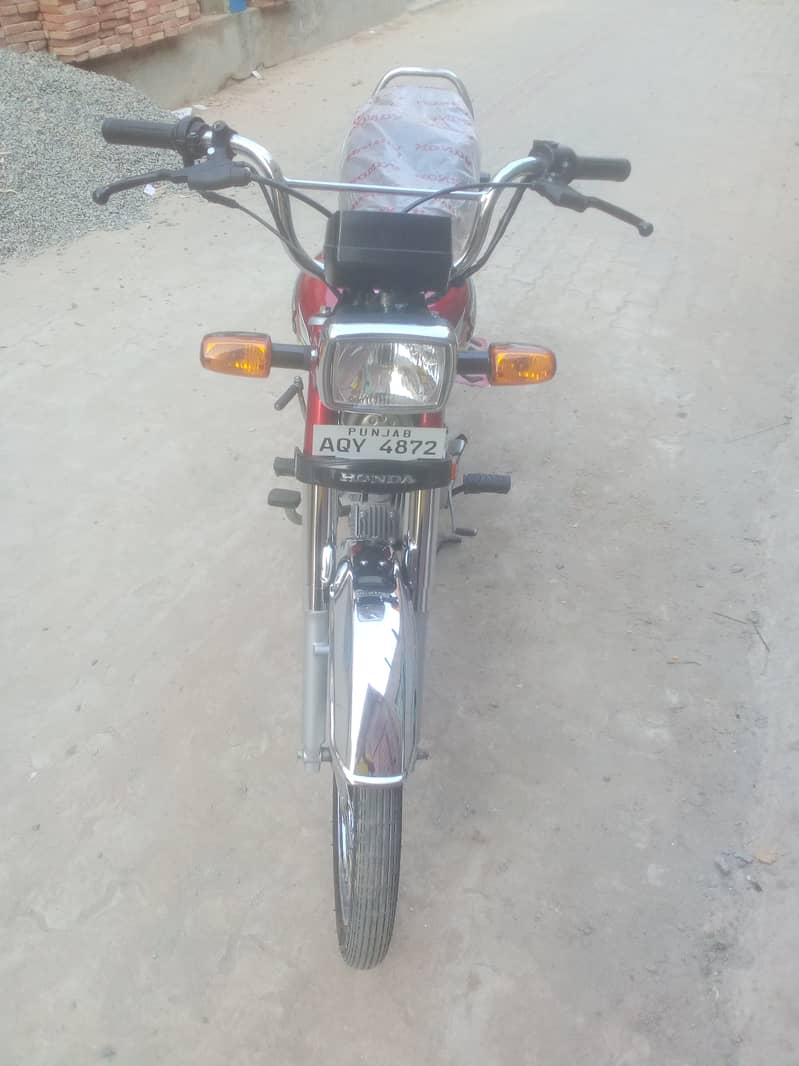 Honda 70cd 2023 modal. punjab no. 3