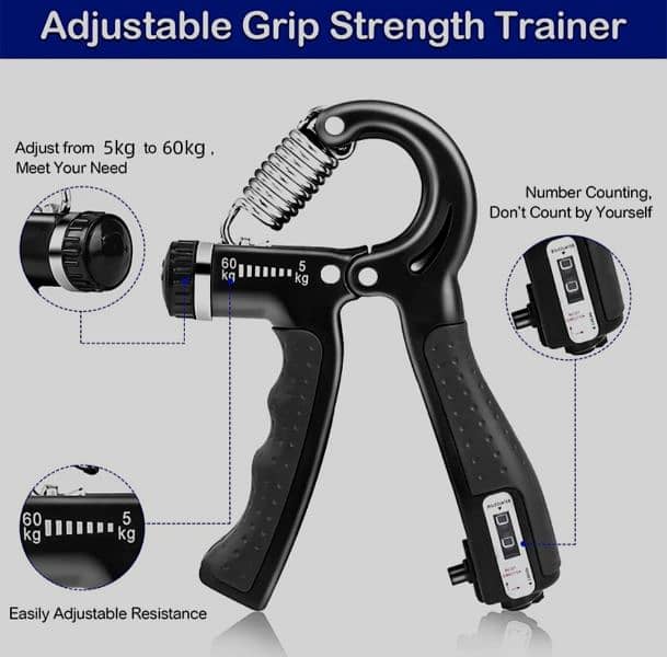 30% Off! Adjustable Hand Gripper With Digital Counter. 3
