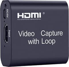 4K HDMI Video Capture Card,USB 3.0 HD Recorder with HDMI Loop Output