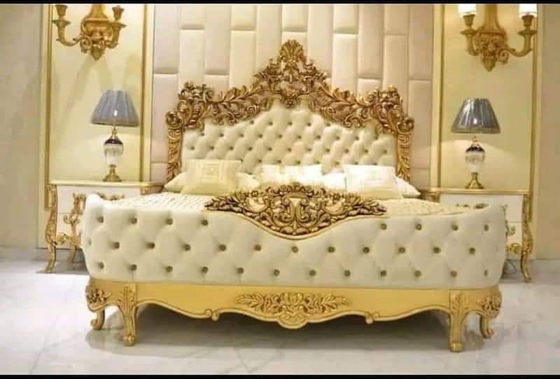 chinyoti bridal Bed sets-sofaset-beds-sofa-bedroom set 0