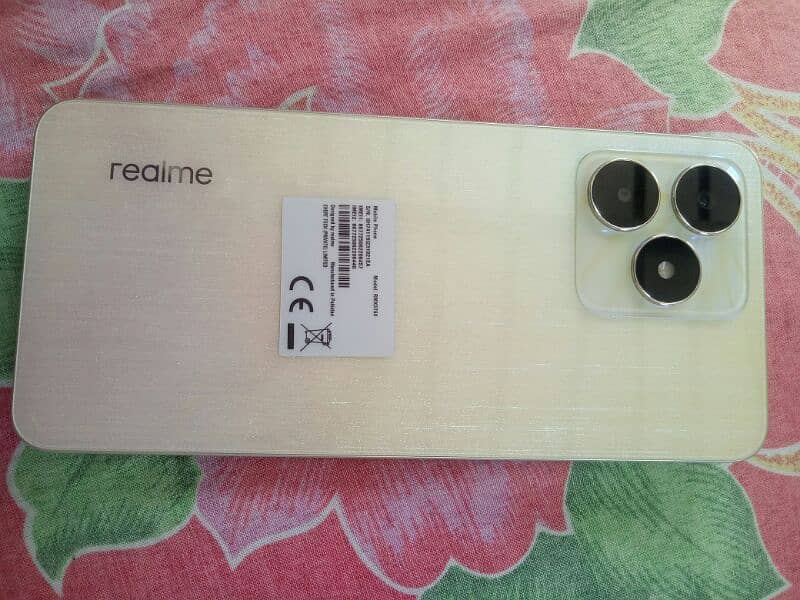 Realme c53 open box with 9 months warranty 6 128 gb 13