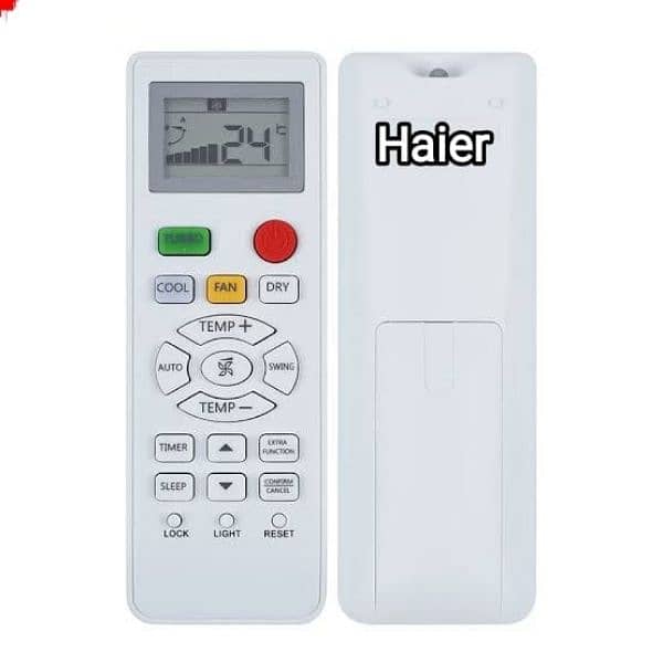 AC Air Condition Inverter Pel Haier TCL Remote Control 03008010073 2