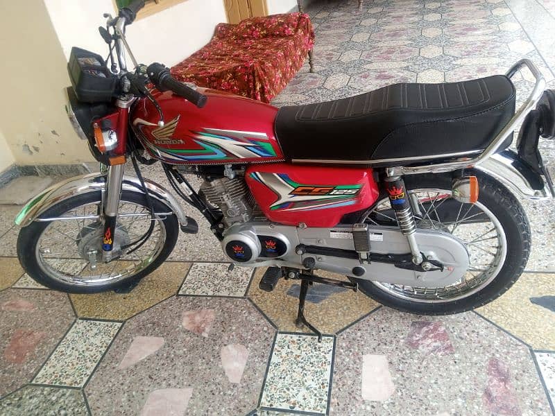 Honda 125 22/23 model All punjab number 0