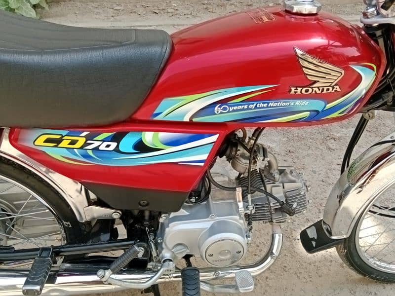 Honda CD 70 Motorcycle for sale model 2024/03456561380 4