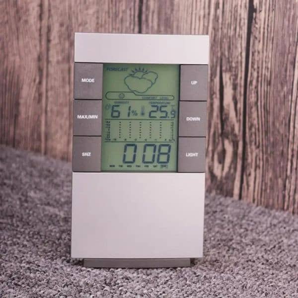 Table Alarms Clock With Weather Forecast,Temperature & humidity 3