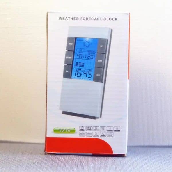 Table Alarms Clock With Weather Forecast,Temperature & humidity 4