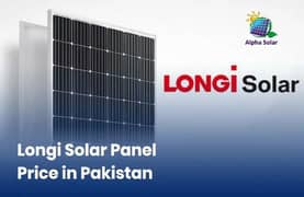 New solar Panels Longi