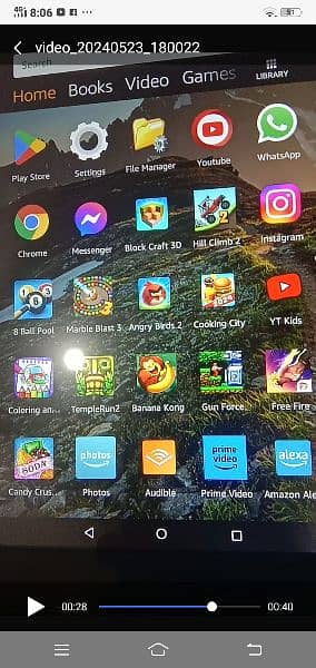 Amazon fire HD 8"inch 7th generation USA stock All games n aaps fast 4