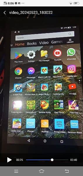 Amazon fire HD 8"inch 7th generation USA stock All games n aaps fast 5