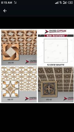 CNC false ceiling,gypsum board,PVC pannel,false ceiling,PVC celling