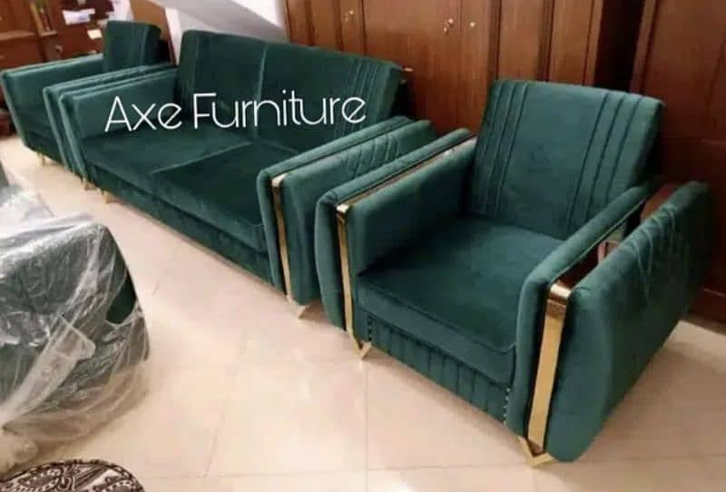 sofa set / 5 seater sofa / wooden sofa / poshish sofa set 4