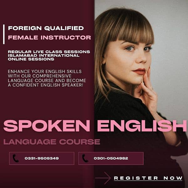 Spoken English Course/Foreign Qualified Female Instructor 0