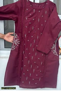2pc hand embroidery suit's