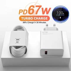 67W Original Fast USB Charger Type C Charging Cable 0