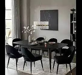 Dining Tables For sale 6 Seater\ 6 chairs dining table\wooden dining 1