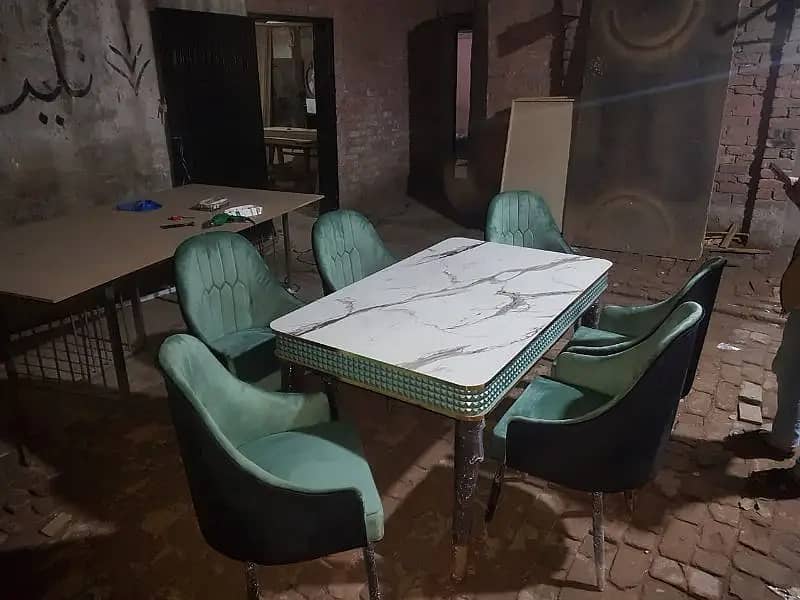 Dining Tables For sale 6 Seater\ 6 chairs dining table\wooden dining 14