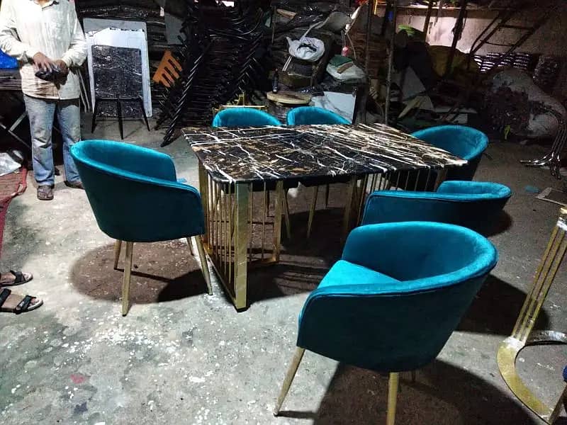 Dining Tables For sale 6 Seater\ 6 chairs dining table\wooden dining 13
