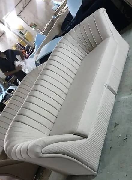 sofa set / 5 seater sofa / wooden sofa / poshish sofa set 1