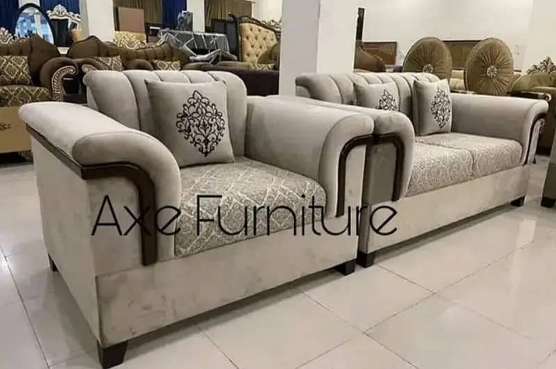 sofa set / 5 seater sofa / wooden sofa / poshish sofa set 0