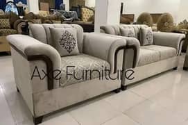 sofa set / 5 seater sofa / wooden sofa / poshish sofa set