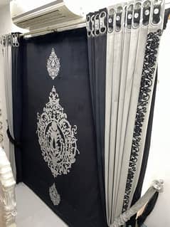 curtain with blind few week used 10/10 condition