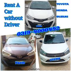 Rent a car without driver/Car rental / Self drive/ Self drive services