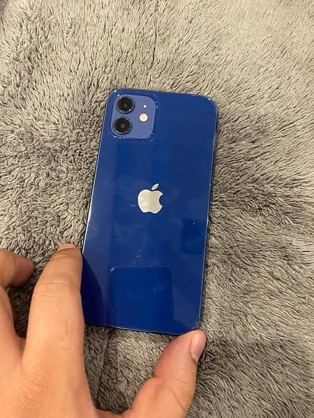Iphone 12 128gb factory unclocked non pta blue color 7
