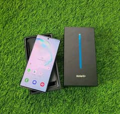 Samsung note 10 plus PTA Approved 03481515727watsapp