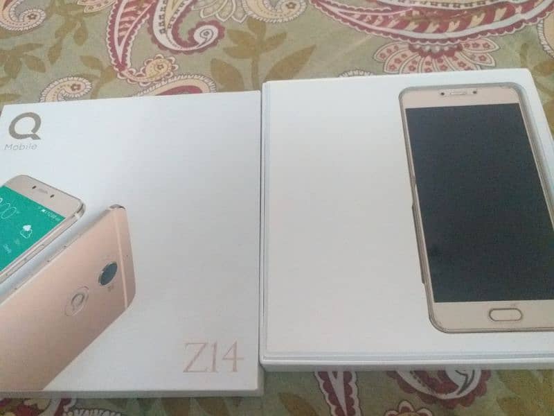QMobile Z14 Gold Color with Box (PTA Approved) 6