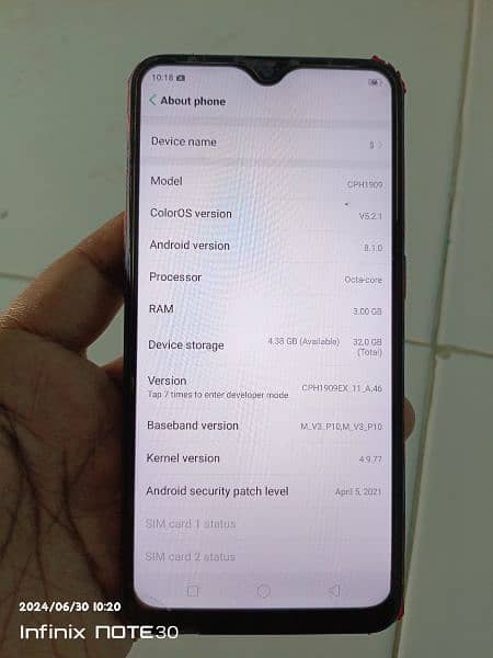 oppo a5s 3/32 good condition 2