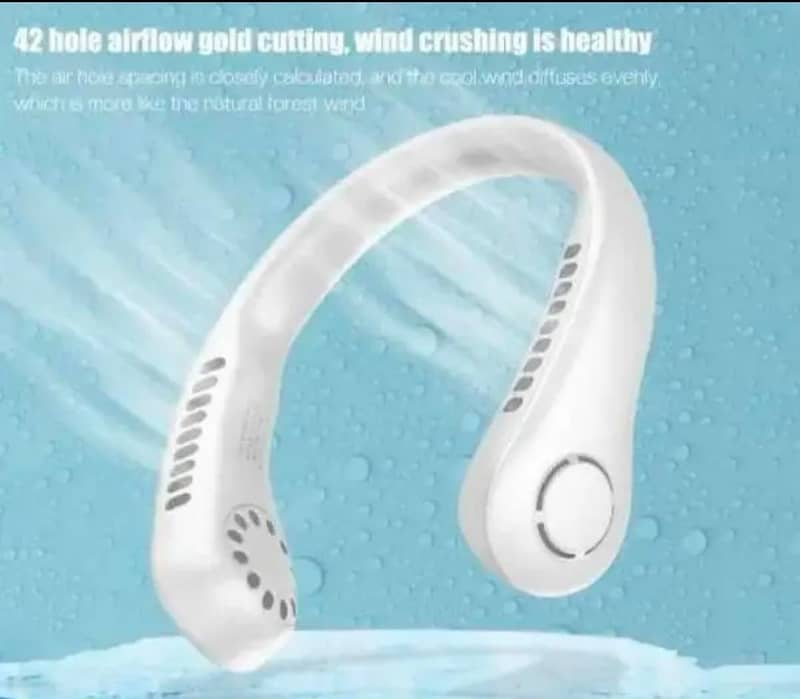 Mini portable neckband fan 2