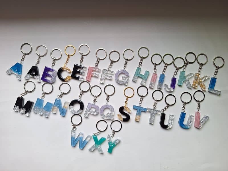 Alphabet keychains 2