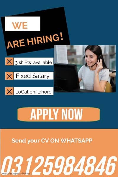 CALL CENTER JOB IN LAHORE BOYS AND GIRLS 0